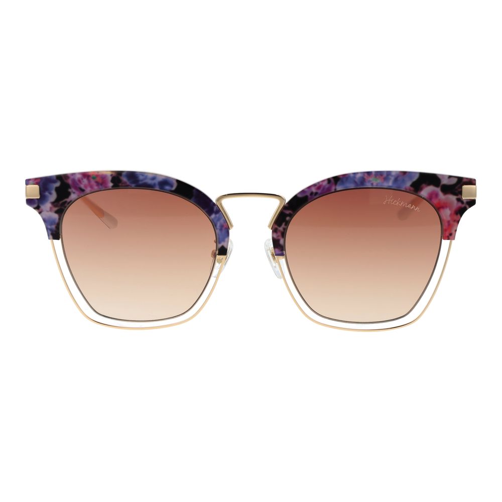 Ana Hickmann Sonnenbrille aus Goldmetall