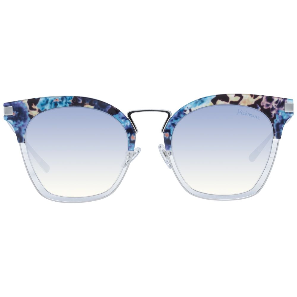 Ana Hickmann Blaue Sonnenbrille aus Metall