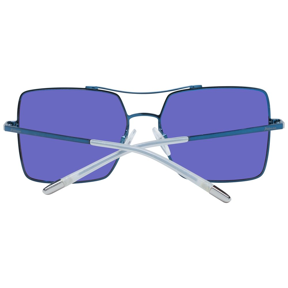 Ana Hickmann Blaue Sonnenbrille aus Metall