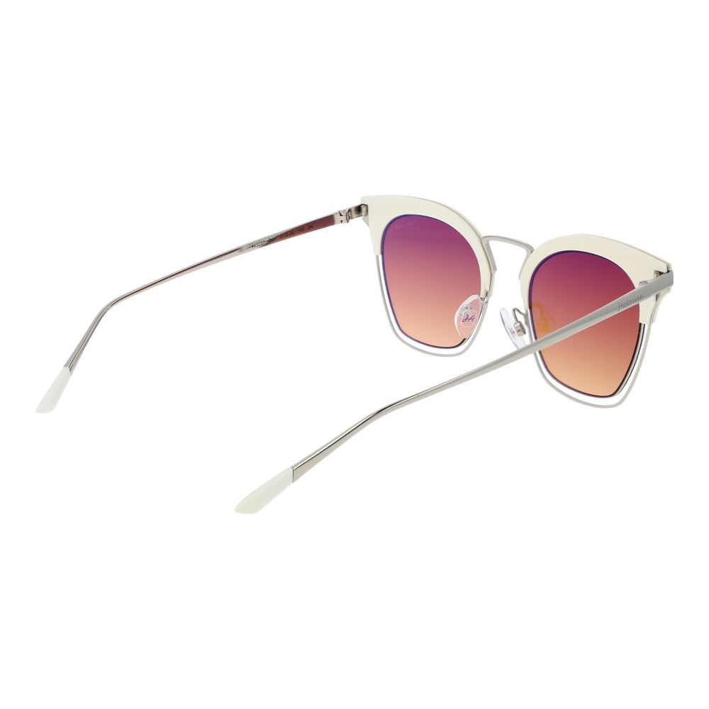 Ana Hickmann Weiße Sonnenbrille aus Metall