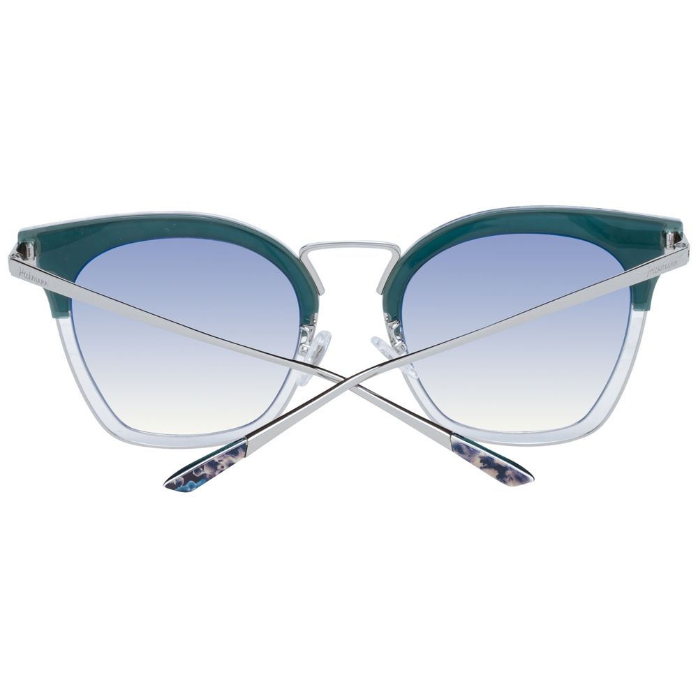 Ana Hickmann Blaue Sonnenbrille aus Metall