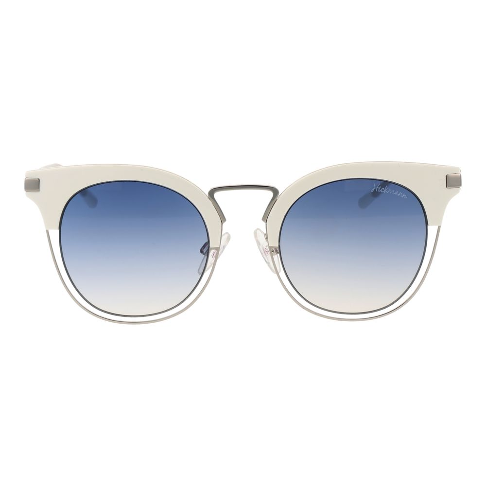 Ana Hickmann Weiße Sonnenbrille aus Metall