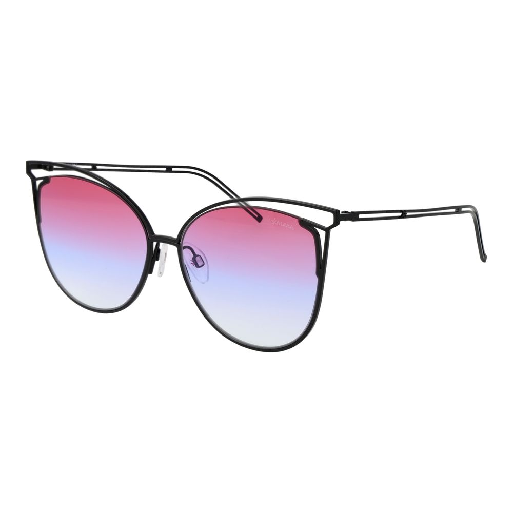 Ana Hickmann Schwarze Sonnenbrille aus Metall