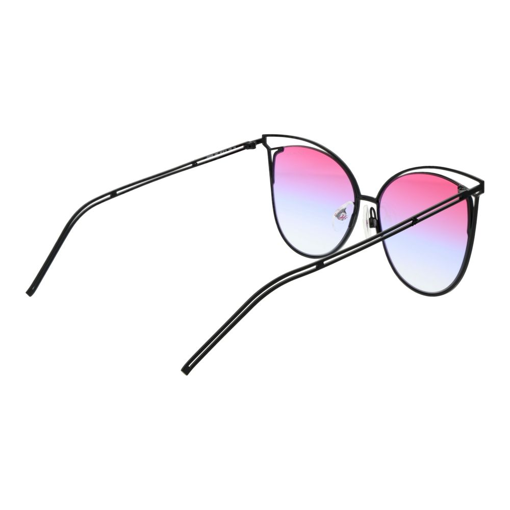 Ana Hickmann Schwarze Sonnenbrille aus Metall