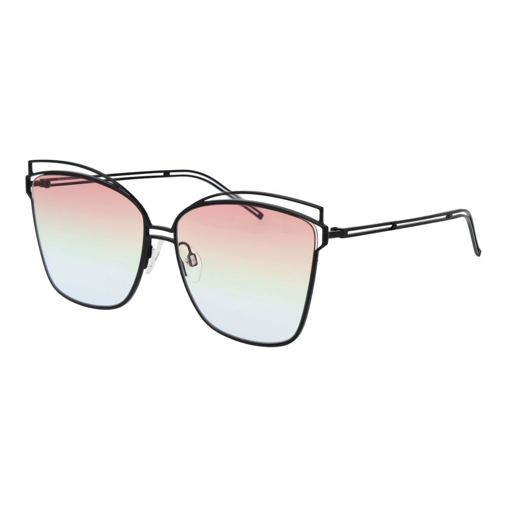 Ana Hickmann Schwarze Sonnenbrille aus Metall