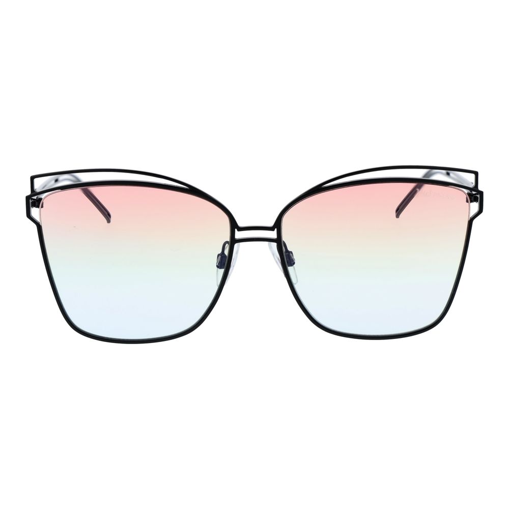 Ana Hickmann Schwarze Sonnenbrille aus Metall