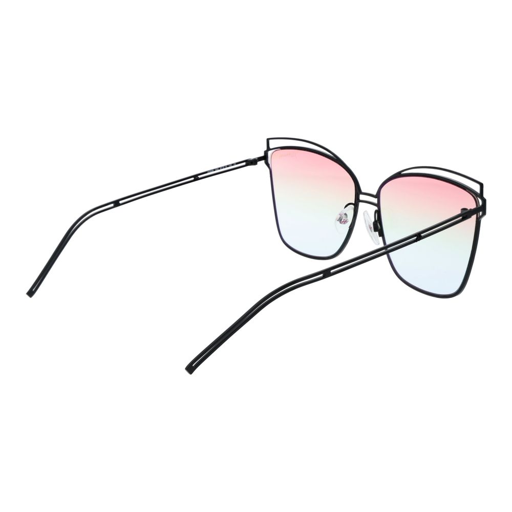 Ana Hickmann Schwarze Sonnenbrille aus Metall