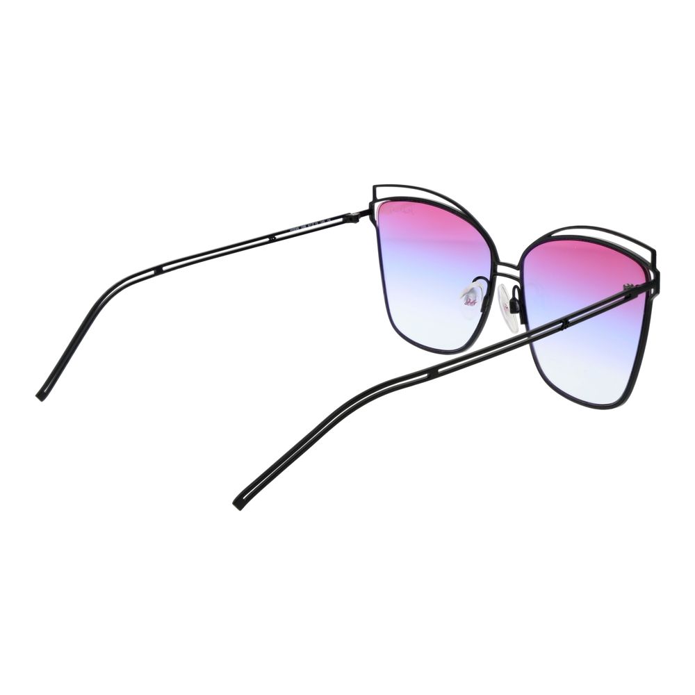 Ana Hickmann Schwarze Sonnenbrille aus Metall