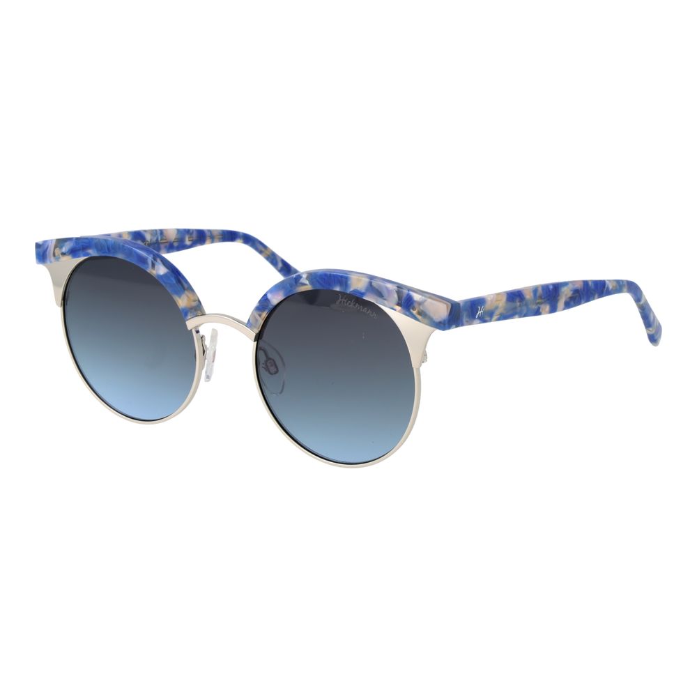Ana Hickmann Blaue Sonnenbrille aus Metall