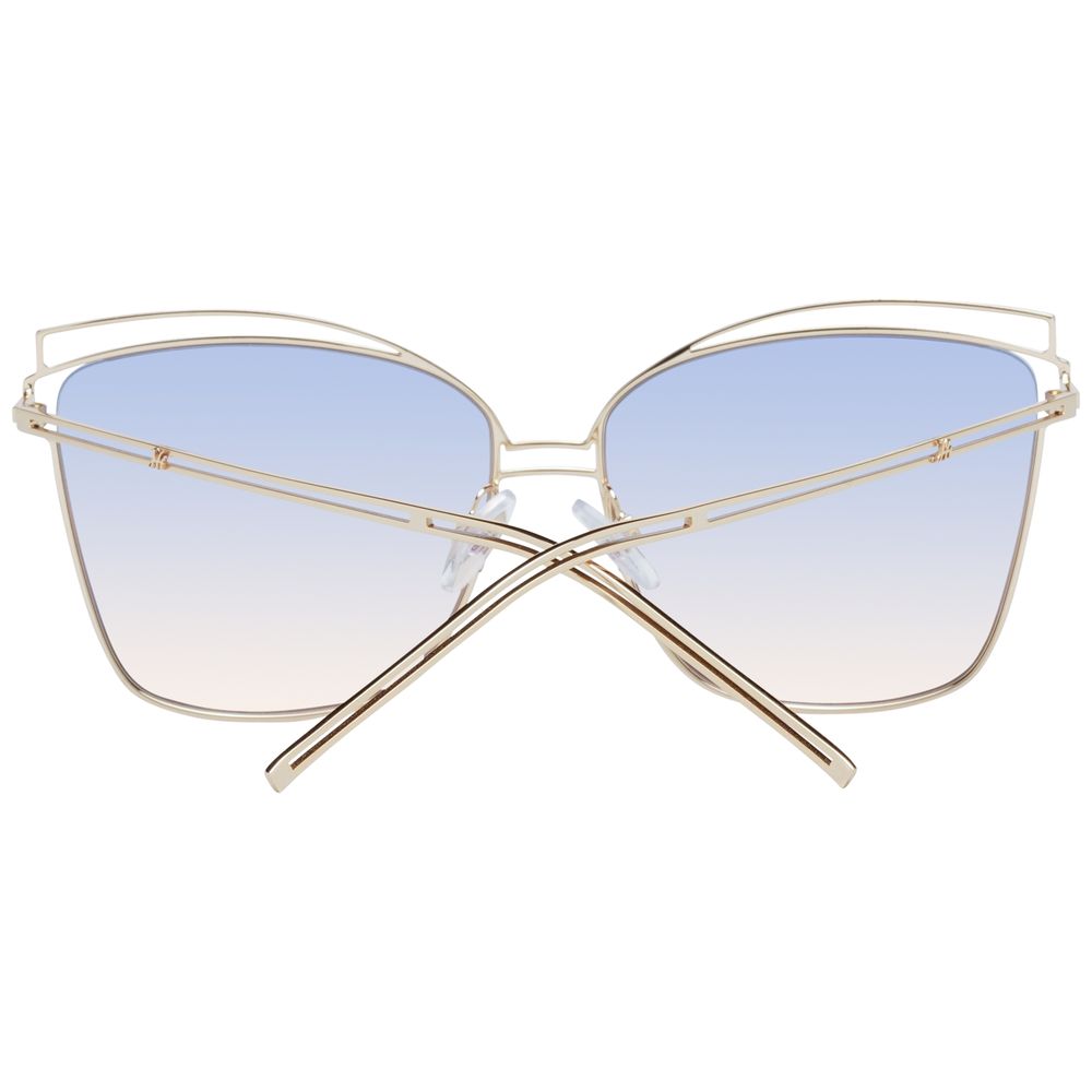 Ana Hickmann Sonnenbrille aus Goldmetall