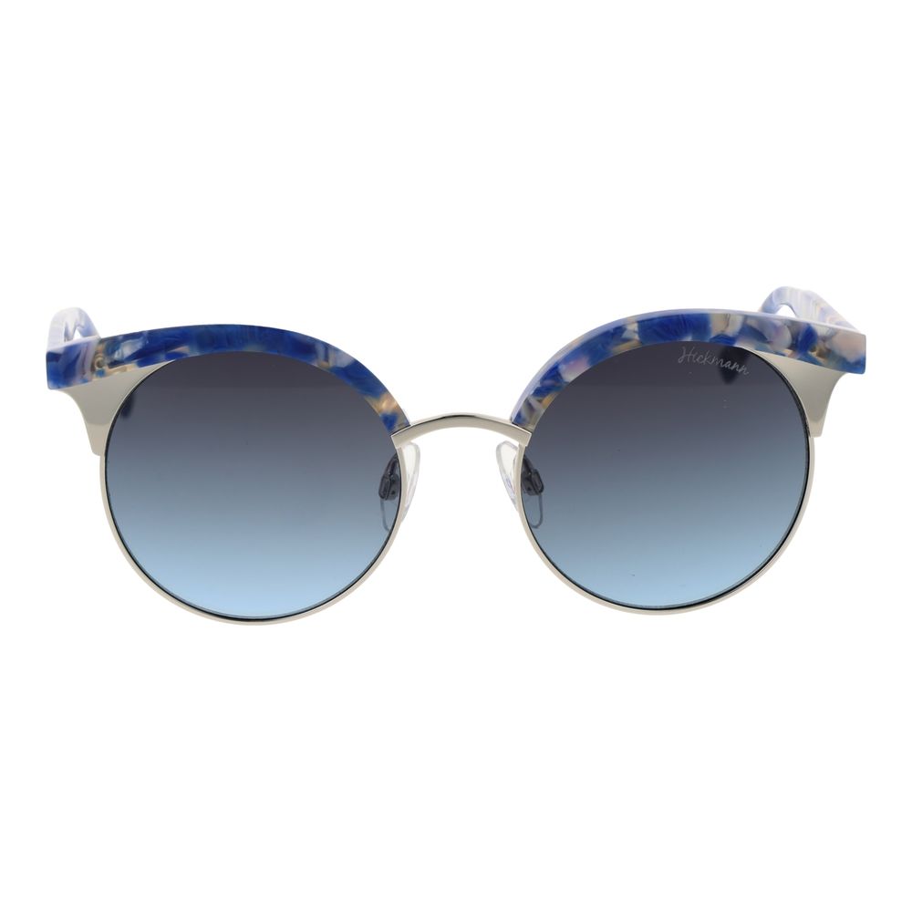 Ana Hickmann Blaue Sonnenbrille aus Metall