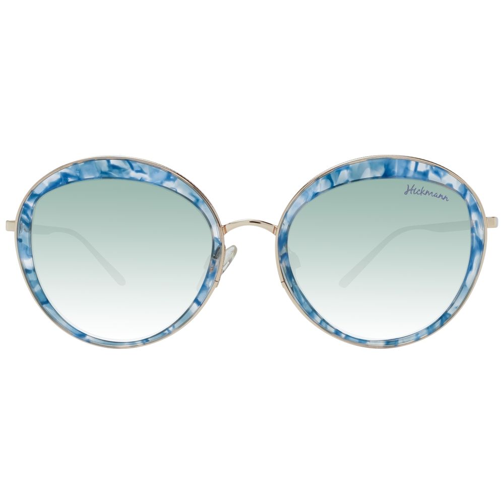 Ana Hickmann Blaue Sonnenbrille aus Metall