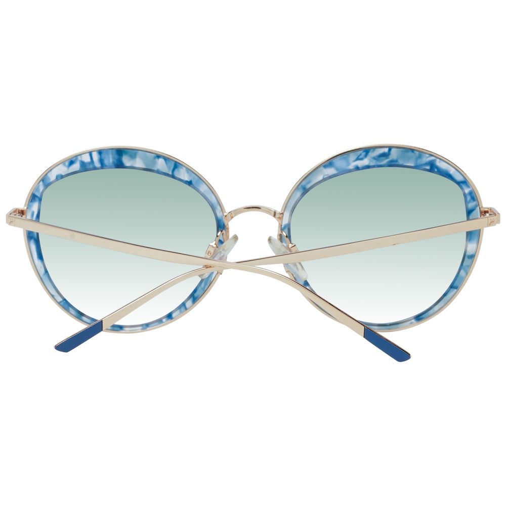 Ana Hickmann Blaue Sonnenbrille aus Metall