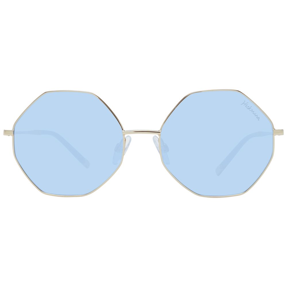 Ana Hickmann Sonnenbrille aus Goldmetall