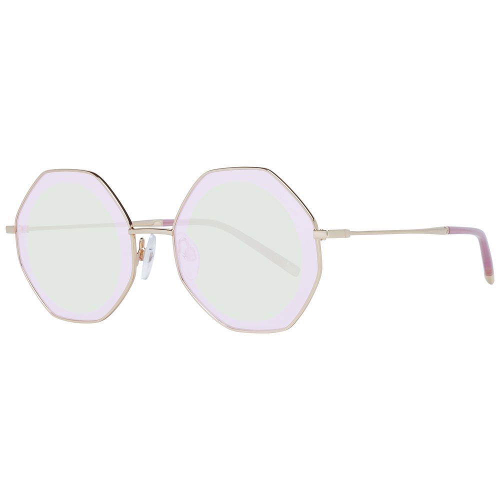 Ana Hickmann Sonnenbrille aus Goldmetall