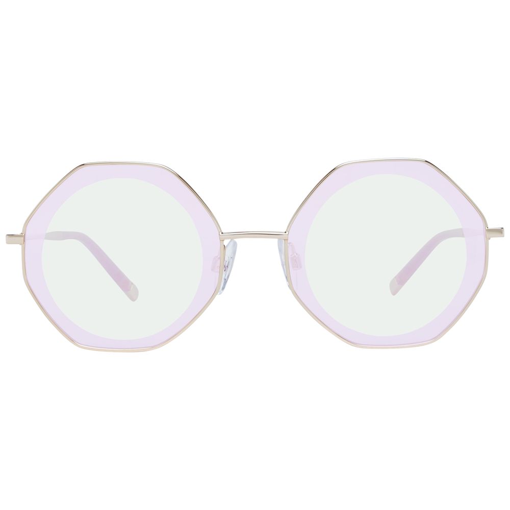 Ana Hickmann Sonnenbrille aus Goldmetall