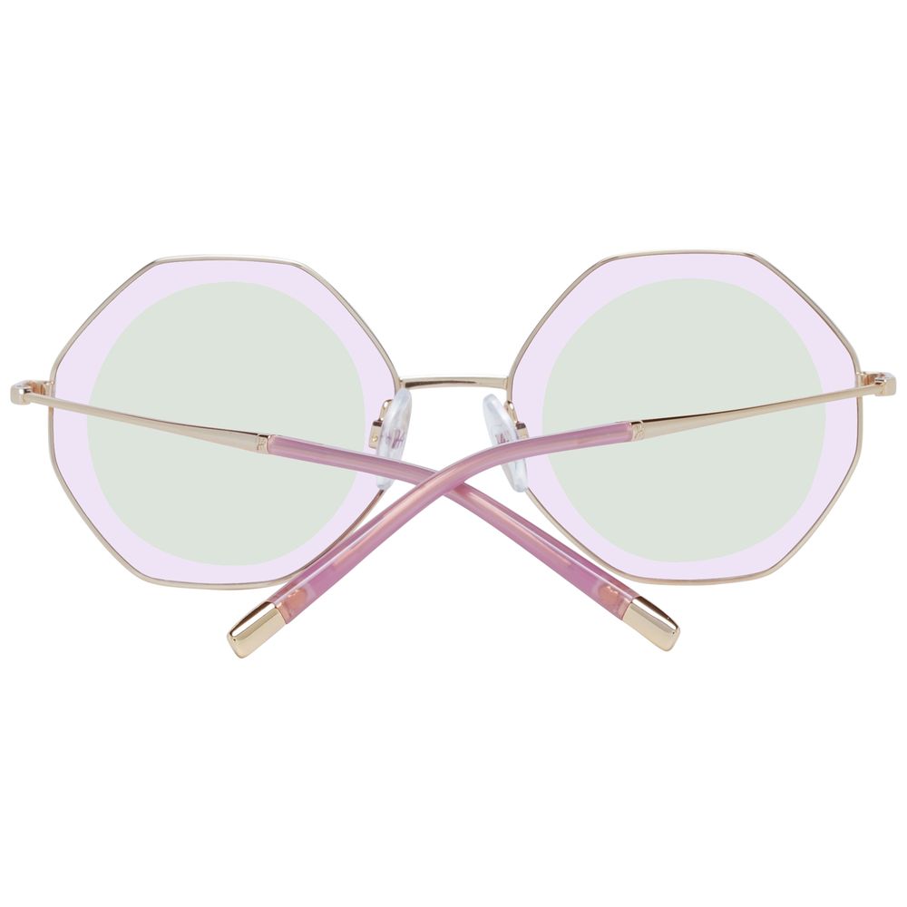 Ana Hickmann Sonnenbrille aus Goldmetall