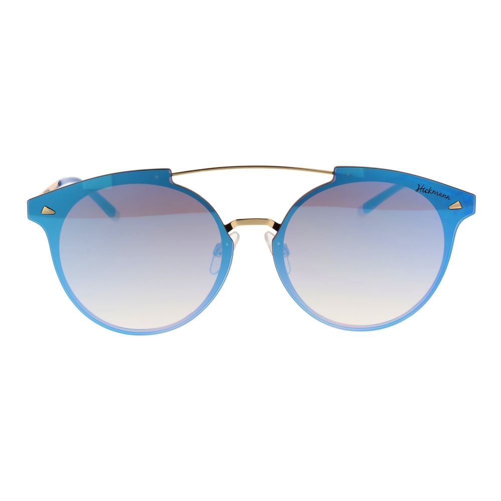 Ana Hickmann Blaue Sonnenbrille aus Metall
