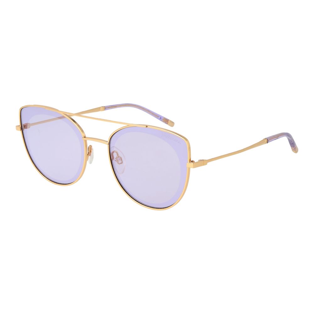 Ana Hickmann Sonnenbrille aus Goldmetall