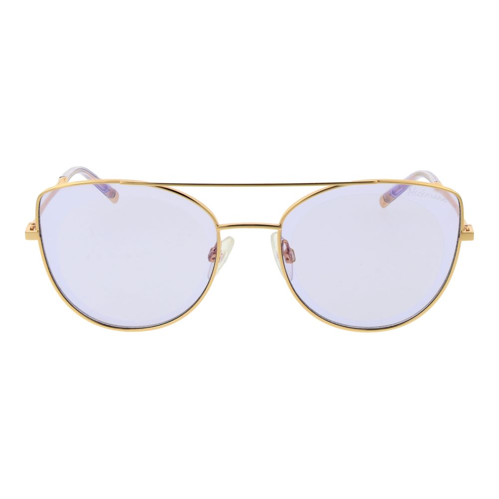 Ana Hickmann Sonnenbrille aus Goldmetall