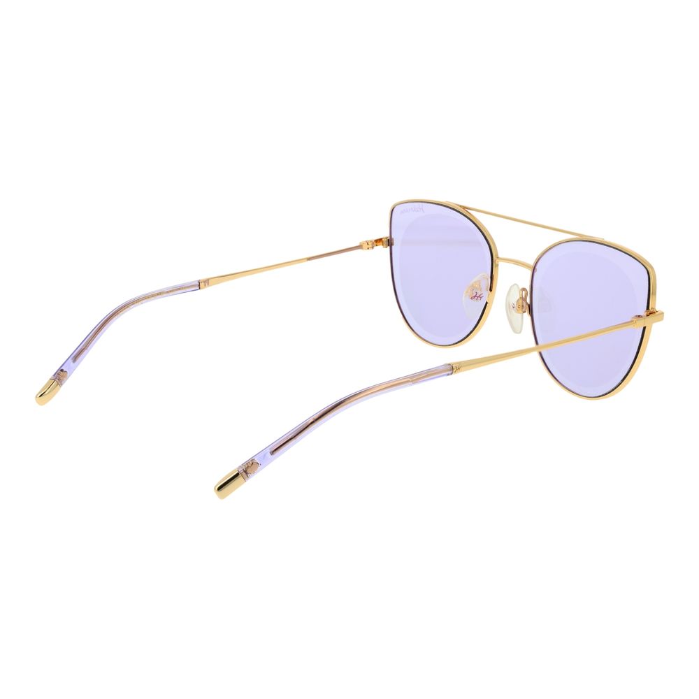 Ana Hickmann Sonnenbrille aus Goldmetall