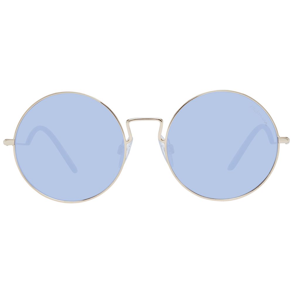 Ana Hickmann Sonnenbrille aus Goldmetall