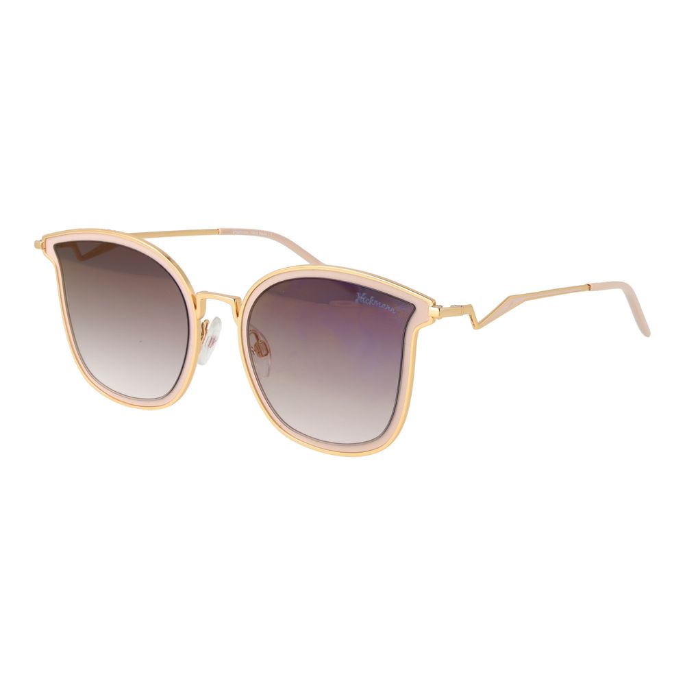 Ana Hickmann Weiße Sonnenbrille aus Metall