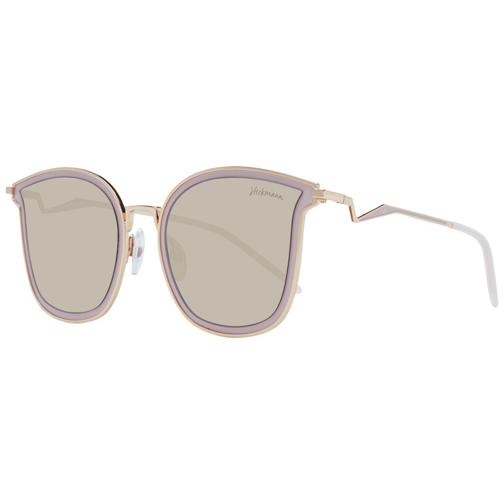 Ana Hickmann Sonnenbrille aus Goldmetall