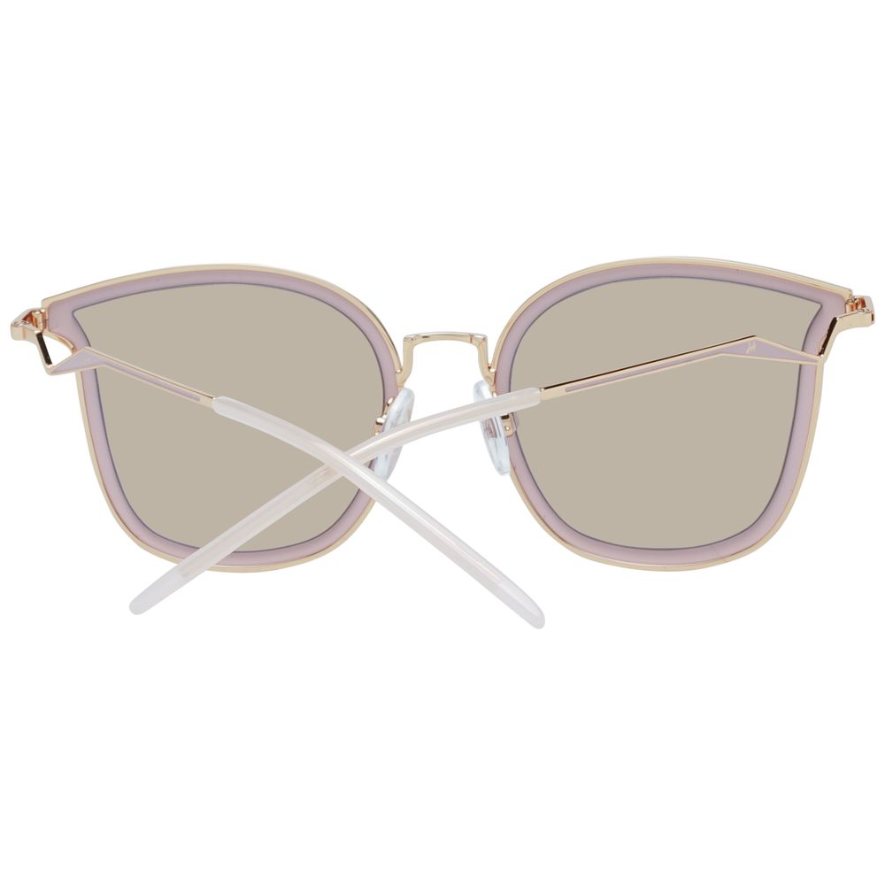 Ana Hickmann Sonnenbrille aus Goldmetall