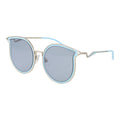 Ana Hickmann Blaue Sonnenbrille aus Metall