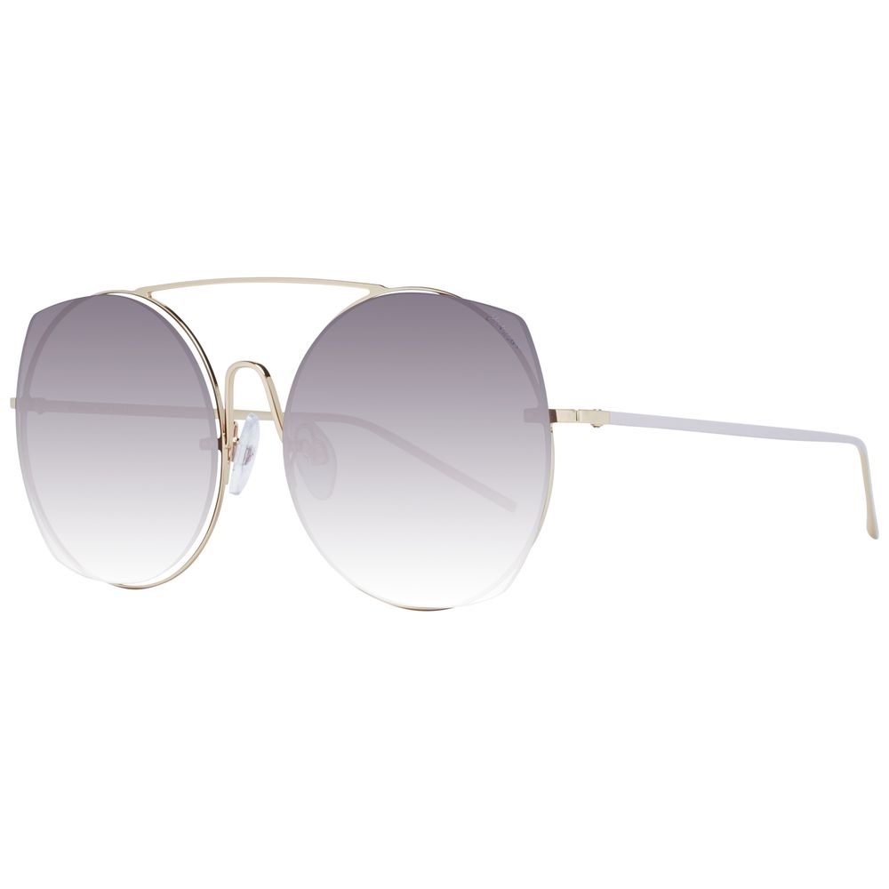 Ana Hickmann Sonnenbrille aus Goldmetall