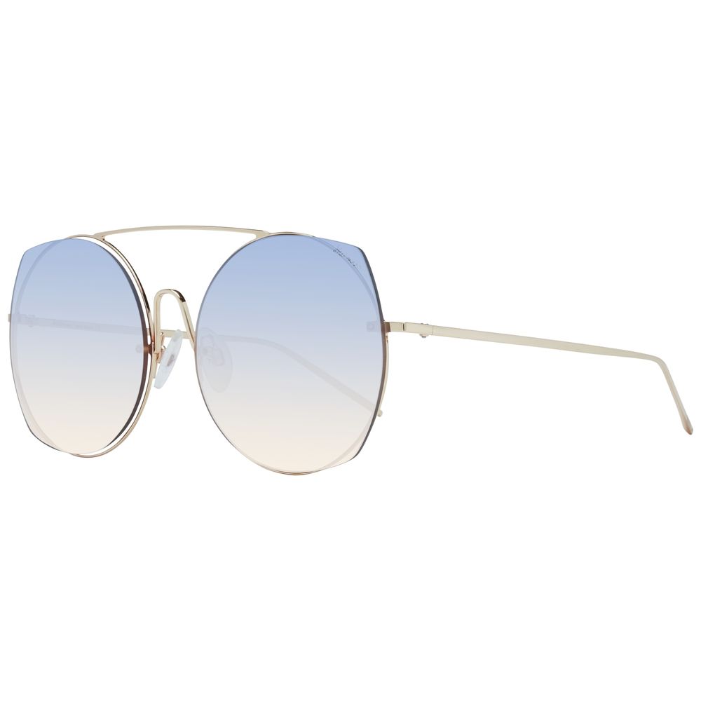 Ana Hickmann Sonnenbrille aus Goldmetall