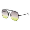 Ana Hickmann Schwarze Sonnenbrille aus Metall