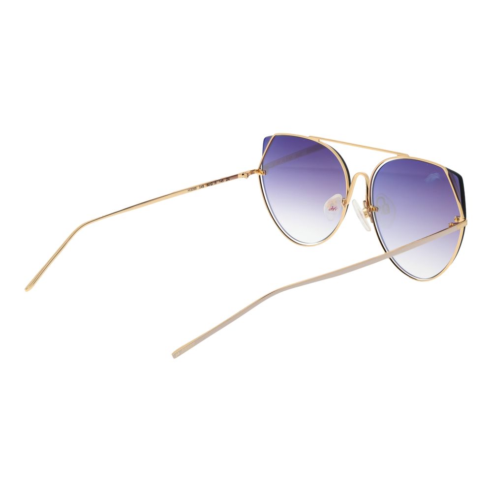 Ana Hickmann Sonnenbrille aus Goldmetall