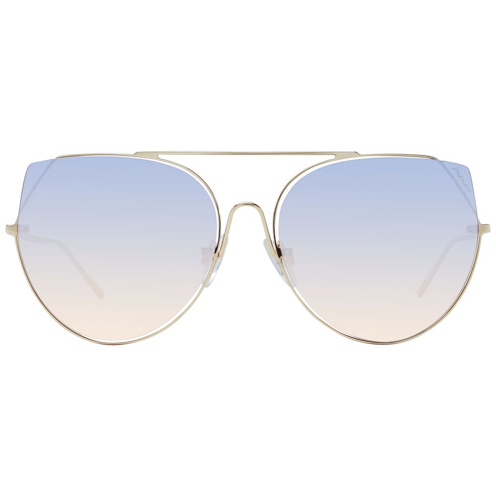 Ana Hickmann Sonnenbrille aus Goldmetall