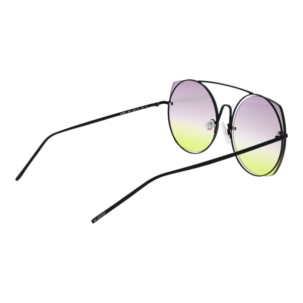 Ana Hickmann Schwarze Sonnenbrille aus Metall