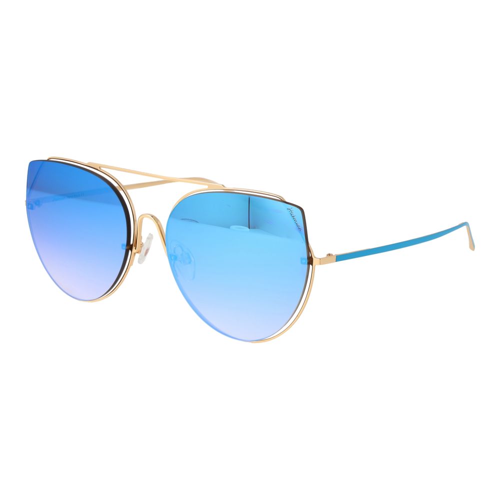 Ana Hickmann Sonnenbrille aus Goldmetall