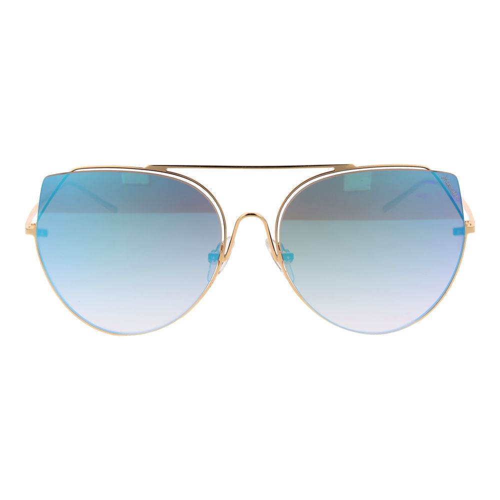 Ana Hickmann Sonnenbrille aus Goldmetall