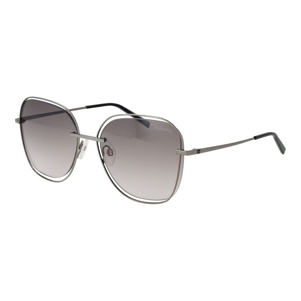 Ana Hickmann Graue Sonnenbrille aus Metall