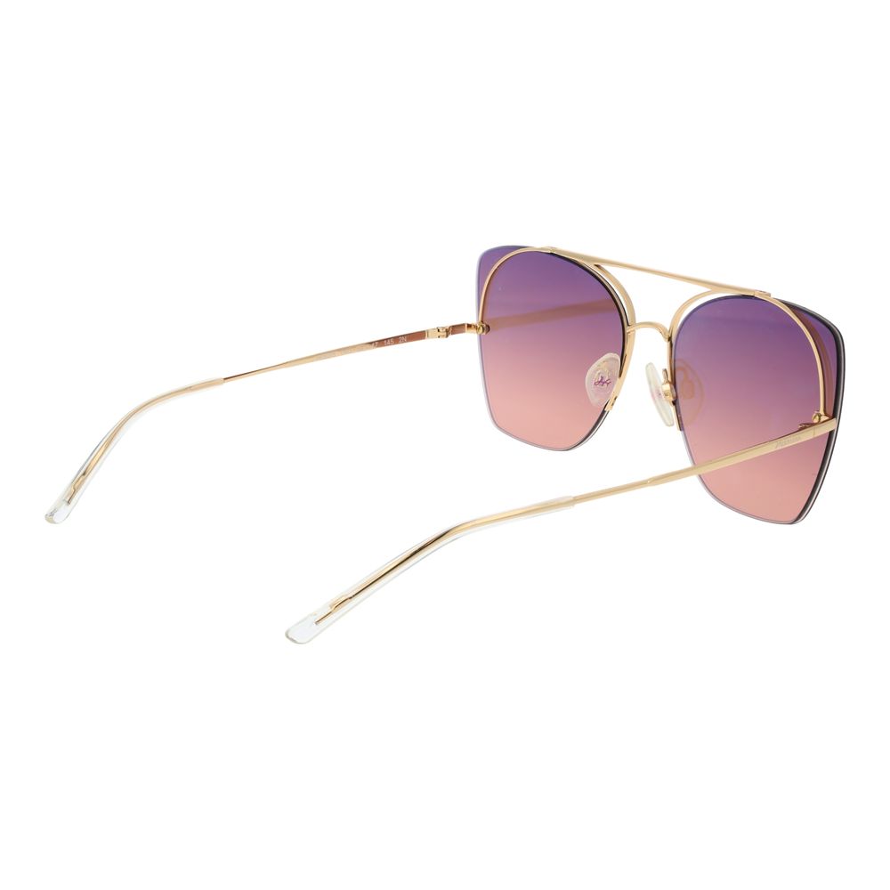 Ana Hickmann Sonnenbrille aus Goldmetall