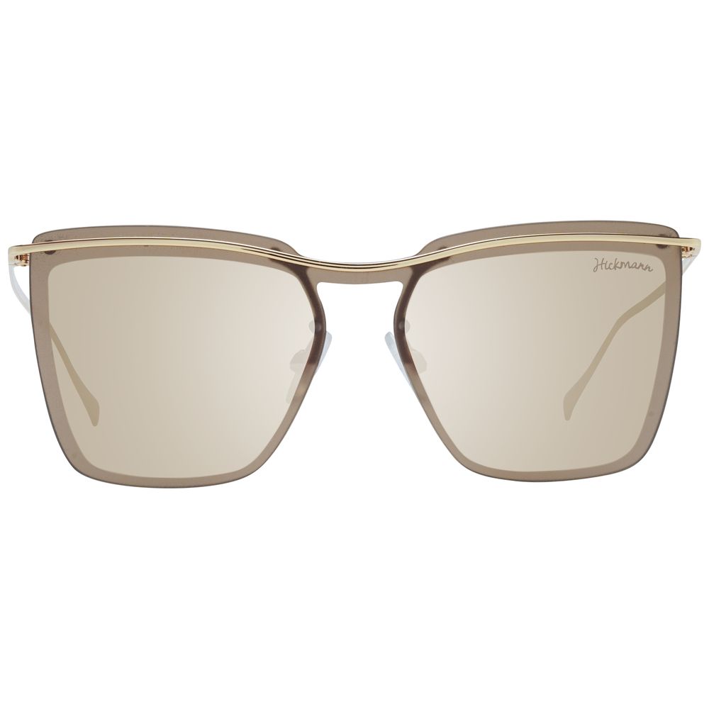 Ana Hickmann Sonnenbrille aus Goldmetall