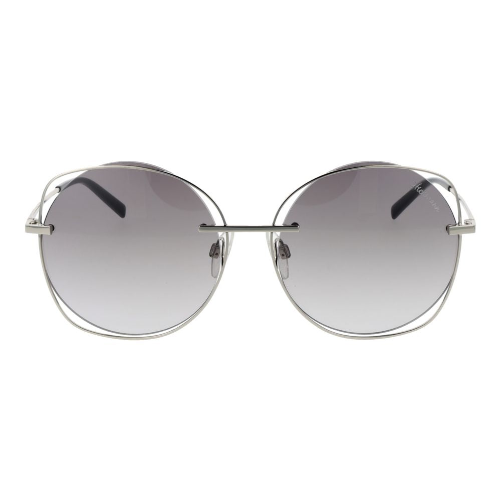 Ana Hickmann Graue Sonnenbrille aus Metall