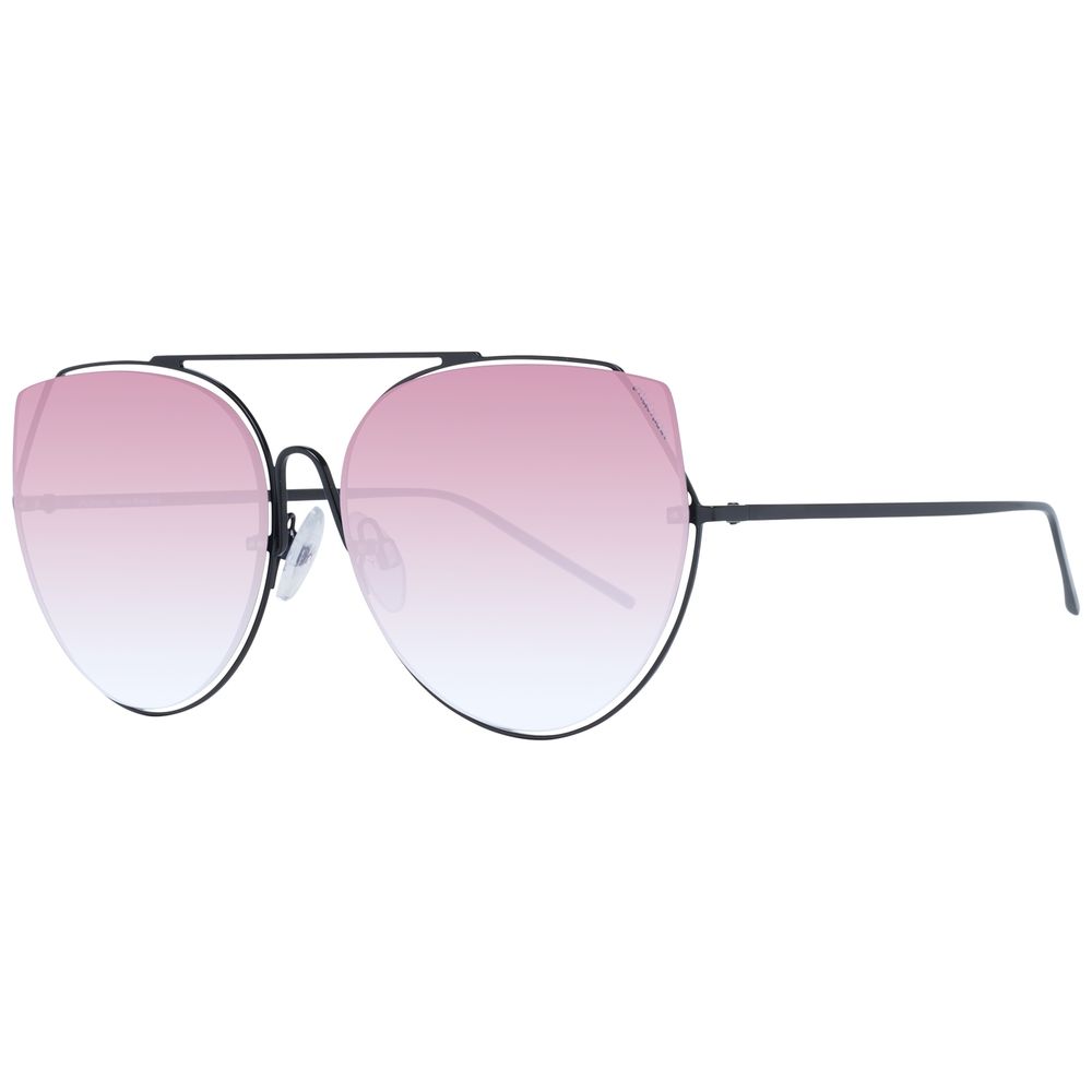 Ana Hickmann Schwarze Sonnenbrille aus Metall