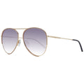 Ana Hickmann Sonnenbrille aus Goldmetall