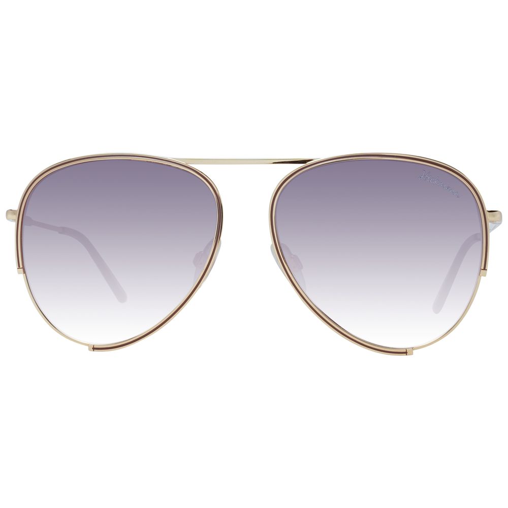 Ana Hickmann Sonnenbrille aus Goldmetall