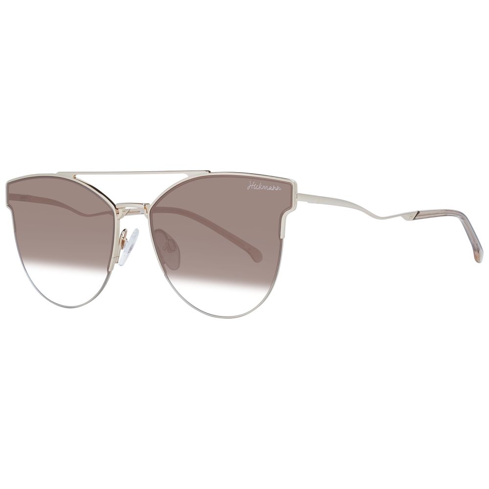 Ana Hickmann Sonnenbrille aus Goldmetall