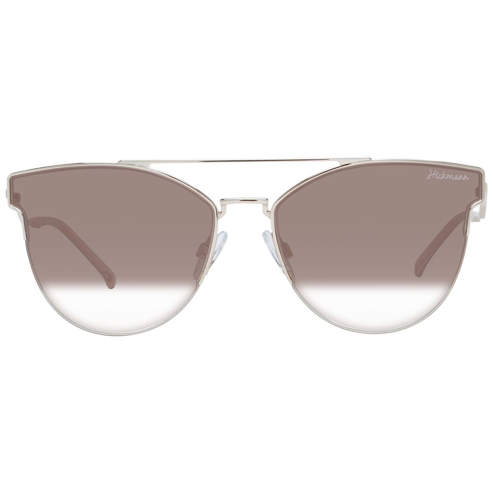 Ana Hickmann Sonnenbrille aus Goldmetall