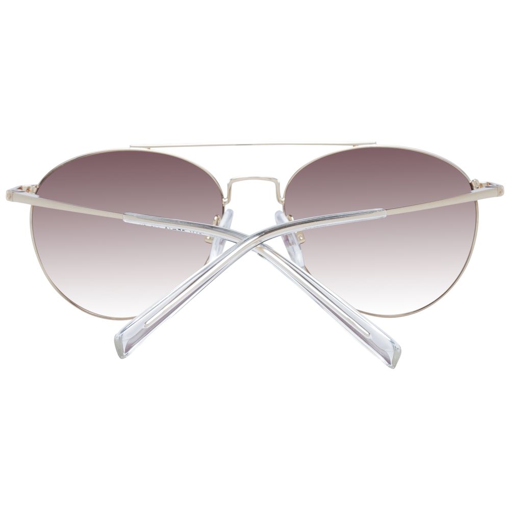 Ana Hickmann Sonnenbrille aus Goldmetall