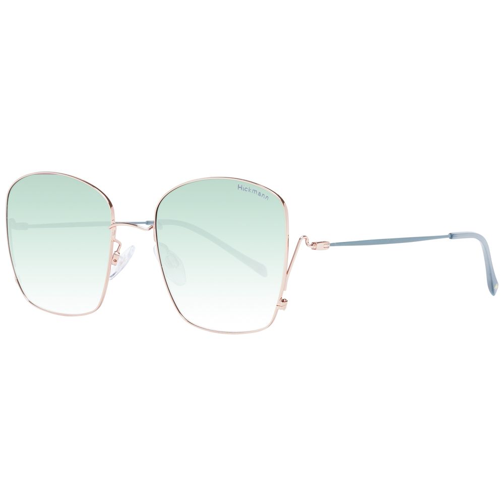 Ana Hickmann Sonnenbrille aus Goldmetall