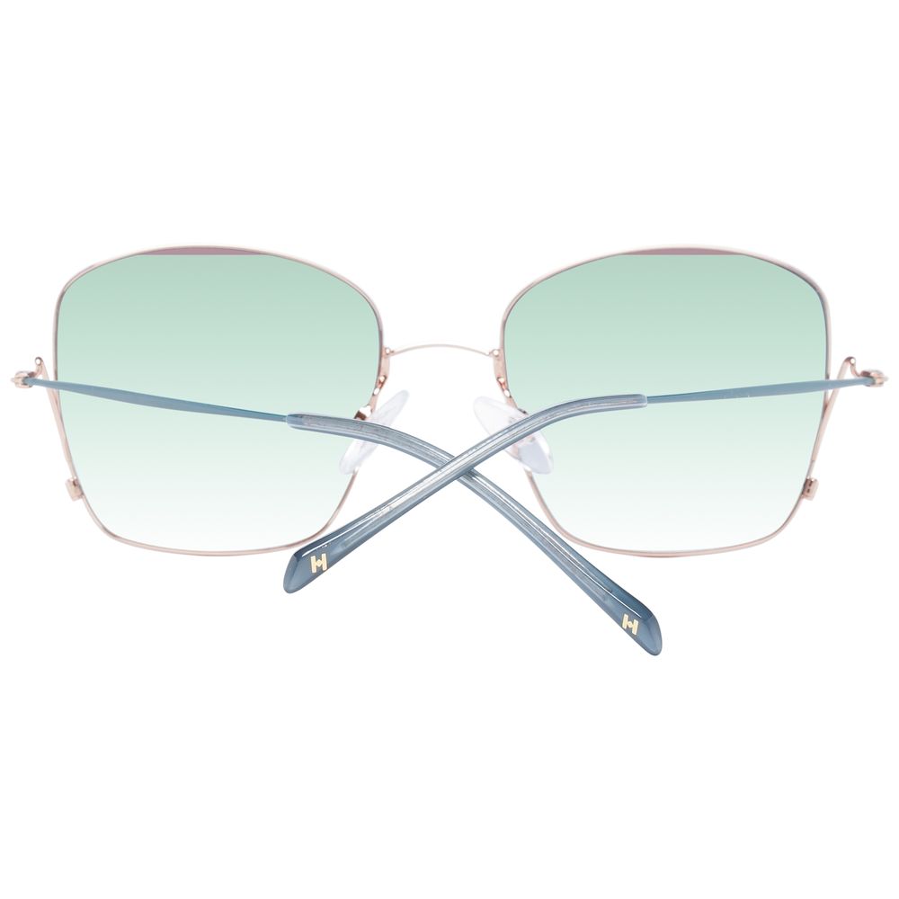 Ana Hickmann Sonnenbrille aus Goldmetall